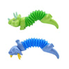 5 PCS Deformation And Stretching Dinosaur Student Decompression Toy(Purple)