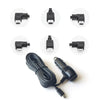 2 PCS Car Charger Fast Charging Driving Recorder Supply Line, Style: 1A+2A(Mini Straight Head)