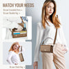 CaseMe Me30 Multi Functional Diagonal Cross Bag Phone Case(Brown)