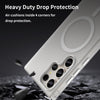 For Samsung Galaxy S23 Ultra 5G MagSafe Frosted Translucent TPU + PC Full Coverage Phone Case(White)
