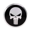 4 PCS Car-Styling Skull Pattern Wheel Hub Decorative Sticker, Diameter: 5.8cm