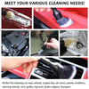 Car Air Conditioner Outlet Brush Interior Cleaning Soft Brush, Specification: Small+Large(Red)