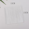 15 x 15cm Acrylic Texture Background Board Photo Props Background Decorative Geometric Ornaments(Thick Stripes)