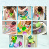 4 in 1 Children Soft Plastic Water Bottle Bath Toys Outdoor Beach Play Sand Tool Set