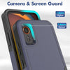 For Samsung Galaxy XCover7 2 in 1 PC + TPU Phone Case(Dark Blue)
