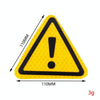 Car Tail Triangle Reflective Stickers Safety Warning Danger Signs Car Stickers(Green)