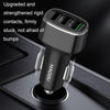 QIAKEY GT780 3 USB Ports Fast Charge Car Charger(Black)