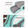 Pink Breathable Dog Harness & Leash (L) - Summer Mesh Vest
