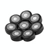 Universal Wet Dry Electric Shavers Replacement Blade Head, Spec:  8 Blades Head Black