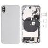 iPhone XS Battery Back Cover Assembly (White) with Side Keys & Wireless Charging