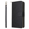 For Samsung Galaxy A26 5G 9-Card Slots Zipper Wallet Bag Leather Phone Case(Black)