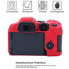 For Canon EOS R7 Soft Silicone Protective Case (Red)