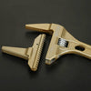 YZL Multifunctional Short Handle Large Opening Adjustable Wrench, Style: Golden Bathroom