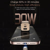 TOTUDESIGN HC-9 30W USB-A to Type-C GaN Fast Charger, Plug:EU Plug with Type-C to Type-C Cable(Gold)