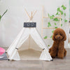 White Foldable Pet Tent Small 40x40x50cm - Dogs & Cats