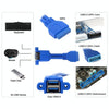 Motherboard 20pin Turn Double USB3.0 Extension Cable  with Ear Baffle Cable