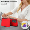 For Samsung Galaxy Note20 Ultra Crossbody Dual-buckle Wallet RFID Back Leather Phone Case(Red)