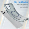 For iPhone 11 Pro Max MagSafe Frosted Translucent TPU + PC Full Coverage Phone Case(Dark Blue)