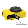 PULUZ Soft Silicone Protective Case for Canon EOS G7 X Mark II(Yellow)
