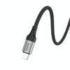 hoco X102 USB to 8 Pin Fresh 2.4A Charging Data Cable, Length:1m(Black)
