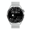 MD3MAX 1.39 inch Round Screen Steel Strap Smart Watch Supports Heart Rate Monitoring/Blood Oxygen Monitoring(Silver)