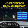 Car HUD Head-Up Display, OBD2, Speed, RPM, Temp, Blue