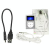 TF / Micro SD Card Slot MP3 Player with LCD Screen, Metal Clip(Silver)