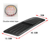 HD-713 1 Pair Car Hood Decorative Stickers Fender Air Vents Sticker(Black)