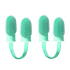 Pet Finger Toothbrush (2 Pack, Blue/Green) - Dog & Cat Teeth Cleaning