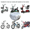 Battery Car Front Basket Rain Cover Bicycle Basket Waterproof Bag Universal, Size: Large(Blue)