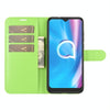 For Alcatel 1SE  2020 Litchi Texture Horizontal Flip Protective Case with Holder & Card Slots & Wallet(Green)