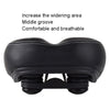 FMFXTR Mountain Bicycle Cushion Saddle Soft Wide Comfortable Spring Seat Cushion(Black)