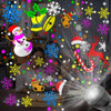 4W LED Snowflake Christmas Decoration Projector Light with 16 Patterns, Spec: AU Plug