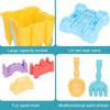 13pcs /Set Outdoor Castle Beach Toy Bucket Child Play House Cartoon Play Sand Dredging Tool(Green)