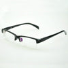 Women Men Half Frame Myopia Glasses HD AC Green Film Lens Myopia Eyeglasses(-4.00D)