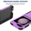 For Samsung Galaxy Z Flip6 5G 2 in 1 PC + TPU Phone Case(Purple)