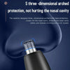 Electric Digital Display Nose Hair Trimmer Rechargeable 3 Gear Adjustable Portable Shaver(Black)