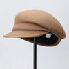 Autumn Winter Wool Beret Breathable Duck Tongue Cap, Size: Adjustable(Black)
