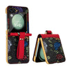 For Samsung Galaxy Z Flip6 VIETAO Integrated Embossed Pattern Full Coverage Phone Case with Wrist Strap(Red)