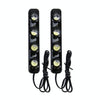 2 PCS 4W 120 LM 6000K DRL Daytime Running Light with 4 SMD-5050 Lamps, DC 12V(White Light)