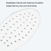 1pair High Elasticity Anti-Odor Breathable Sweat Absorbent Shock Absorbing Insoles, Size: 43-44(Beige)