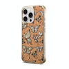 For iPhone 14 Pro Denior A18 WoodenPaint MagSafe Phone Case(Butterflies)