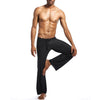 Comfortable Lounge Pants Homme Sleep Bottoms, Size:XXL (Black)