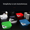 5kg/1g Kitchen Electronic Scale Coffee Scales Baking Food Scale Pallet Scale Pet Scale(Black Scale + Red Bowl)
