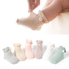 Baby Socks Mesh Thin Baby Cotton Socks, Toyan Socks: L 3-5 Years Old(Light Purple)
