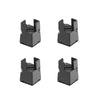 4pcs/set Adjustable Furniture Heightening Feet Pad, Size: 50mm High(Black Clip Chair Foot For 22-42mm)