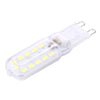 G9 3W 300LM 22 LEDs SMD 2835 Transparent Cover Corn Light, AC 110V(White Light)