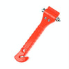 2 in 1 Mini Car Safety Rescue Hammer Life Saving Escape Emergency Hammer Seat Belt Cutter Window Glass Breaker(Orange)