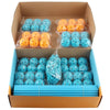 132 in 1 DIY Tent Toy Assembling Play House DIY Children Tent Building Toy( Round-Blue)