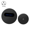 Self-Powered Wireless Doorbell, 180m Range, IP68 Waterproof, UK Plug, Black